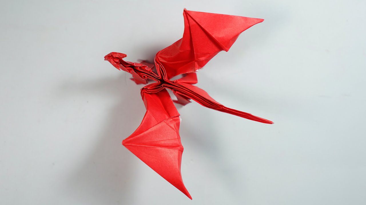 How To Make Origami Dragon