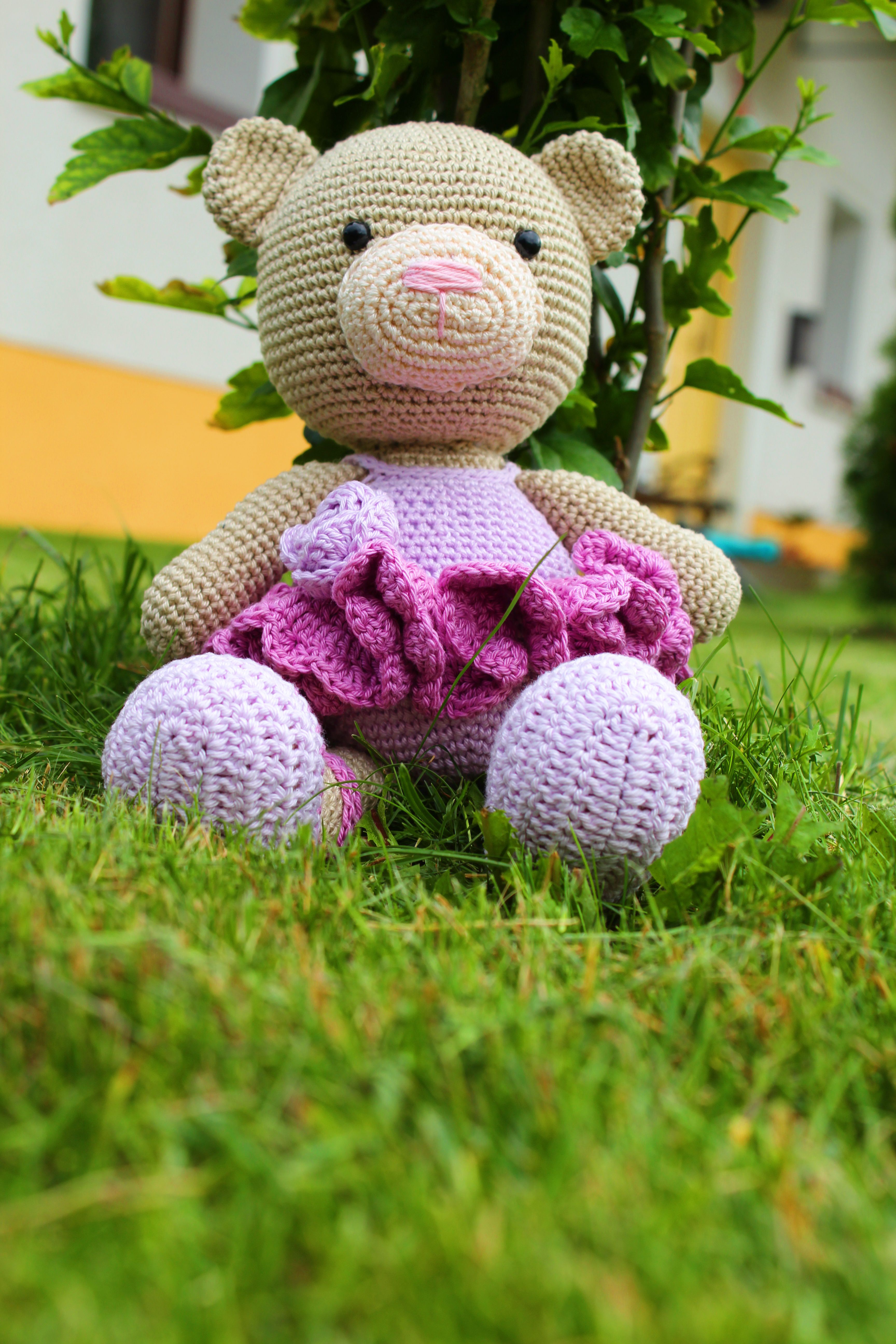 Ballerina Bear Crochet Ballerina Teddy Bear Baby Girl Nursery