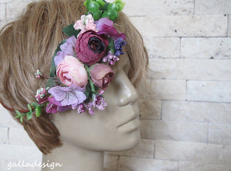 Floral Hair Piece Beach Wedding Hair Piece Fabric Flowers