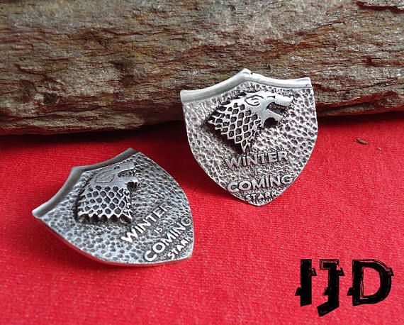 House Stark Brooch Stark Brooch Pin Game Of Thrones Game Of