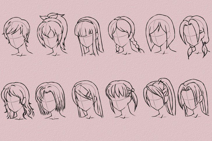 How To Draw Anime Hair