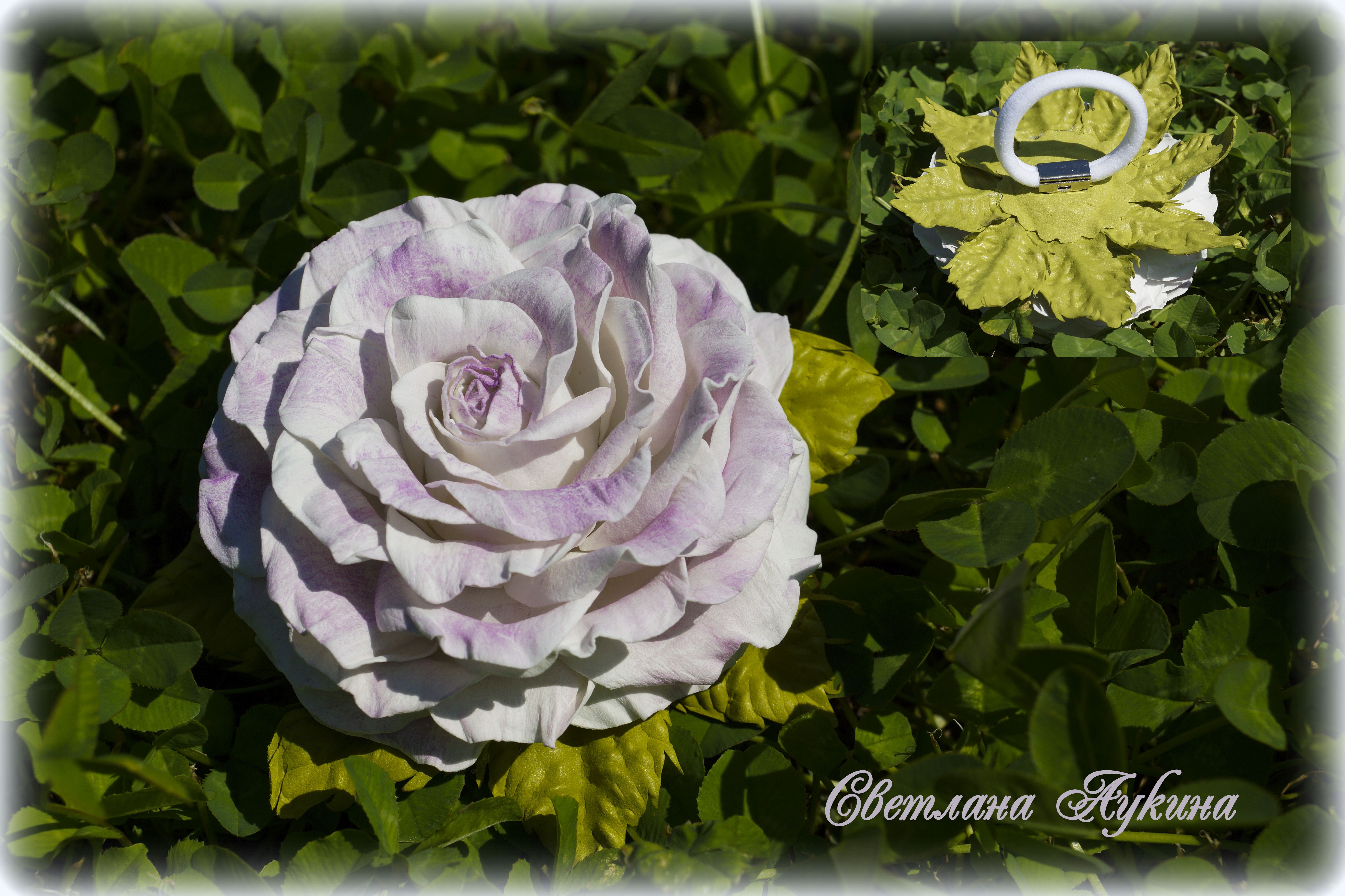 A Hair Tie Rose