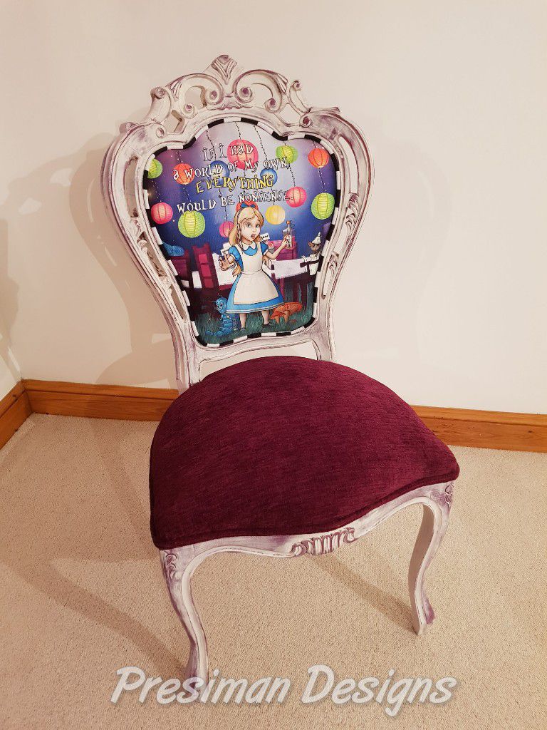 Alice In Wonderland Themed Chair