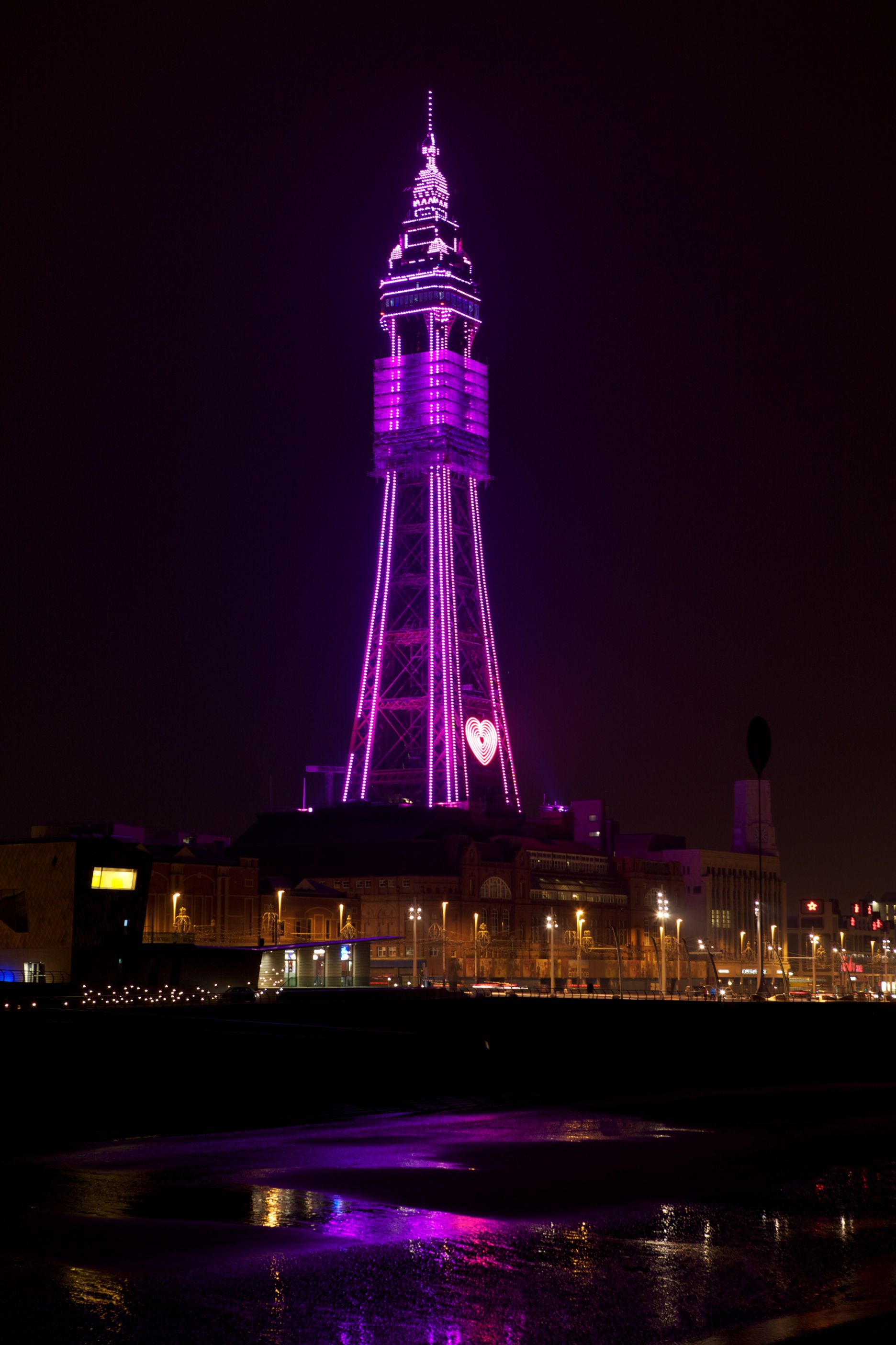 Blackpool Tower by night