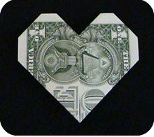 How To Make A Heart Out Of A Dollar