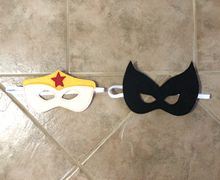 Felt Women Superhero Themed Masks