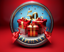 How to make a gift for 50th anniversary