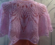 Pale pink cape "Tenderness"