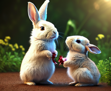 How to make a gift for rabbit