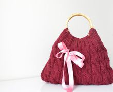 Knitted Handbag / everyday bag Handmade Bag,Moms Gift,Fashion Week,fashion,hibbe,spring fashion -children