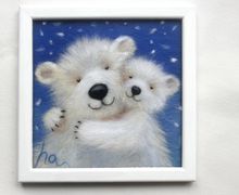 A picture made of wool