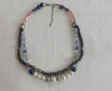 Swarovski double length glass pearl 18" necklace