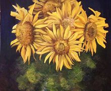 A painting "Sunflowers"