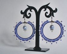 Earrings "Snowy daydream"