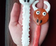Horned Beast Bookmarks Farm Animals