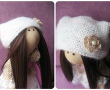 A textile doll "Gerda"