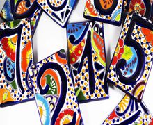 Talavera Tile House Number