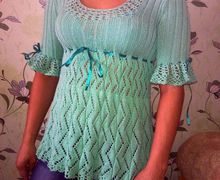 A green summer tunic