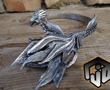 Dragon Necklace - Game Of Thrones - Khalessi Dragon Necklace - Silver Dragon Necklace - Daenerys Dragon Necklace - Dragon Jewelry