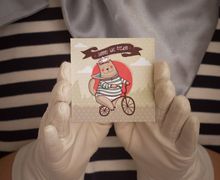 Souvenir card "Summer. Bike. Freedom"