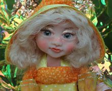 Hand Sculpted Polymer Clay Fairy Doll