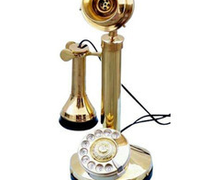 Antique Handcrafted Telephone Vintage Style
