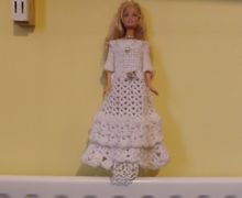 Barbie dolls pretty crochet dress