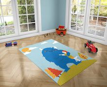 Monster Love, PVC Carpet print, kids Room Decor ,Boys Carpets, Boys Nursery Art, Gift for Boys, Art for Boys Room, Monster illustration