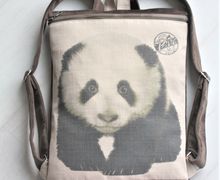 Cute panda print rucksack