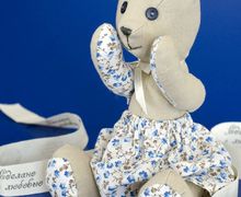 Textile toy "Bear Maya"