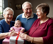 How to make a gift for new grandparents