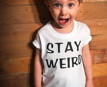 STAY WEIRD T-Shirt • Unisex Kids T-Shirt • Multiple colors available!
