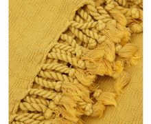 Mustard Honeycomb Towel for Sunny Comfort | Loopys