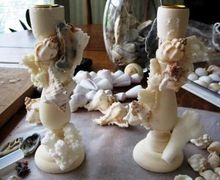 How To Make A Candle Holder Made Of Shells