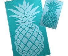 Turquoise Pineapple Turkish Towel @ Loopys