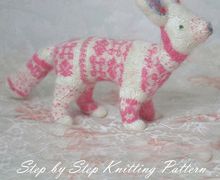 The Fairy Floret Fox Step by Step Knitting Pattern