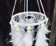 White mobile dreamcatcher