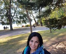 Finger knitted chain Super chunky combo infinity scarf