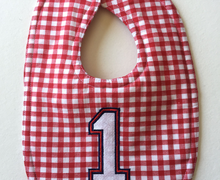 Patriotic 1st Birthday Bib