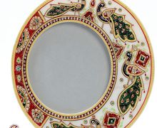 Handcrafted Marble Picture Frame with Gold Work