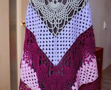 A wool shawl