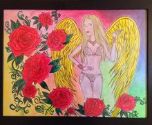 A picture with sequins