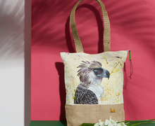 Philippine Eagle Agila Hand Painted Tote Bag