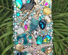 Mermaid Starfish Bling phone case