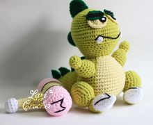 Muka Muka Paradise Dinosaur Inspired Amigurumi Plushie Stuffed Toy Doll handmade gift by nhimconshop Crochet & Knit plush
