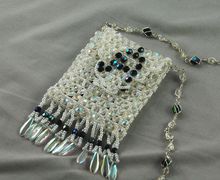 White "A" amulet bag