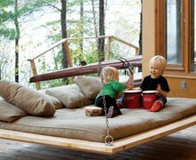 Garden swings with your own hands