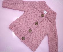 How to knit a cardigan for a kid