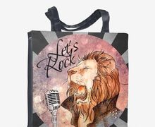 "Rock-n-roll king" shopping bag