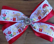 santa baby bow